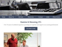 Tablet Screenshot of kandmcpa.com